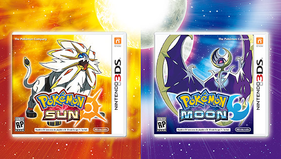 Pokémon Sun and Moon cover