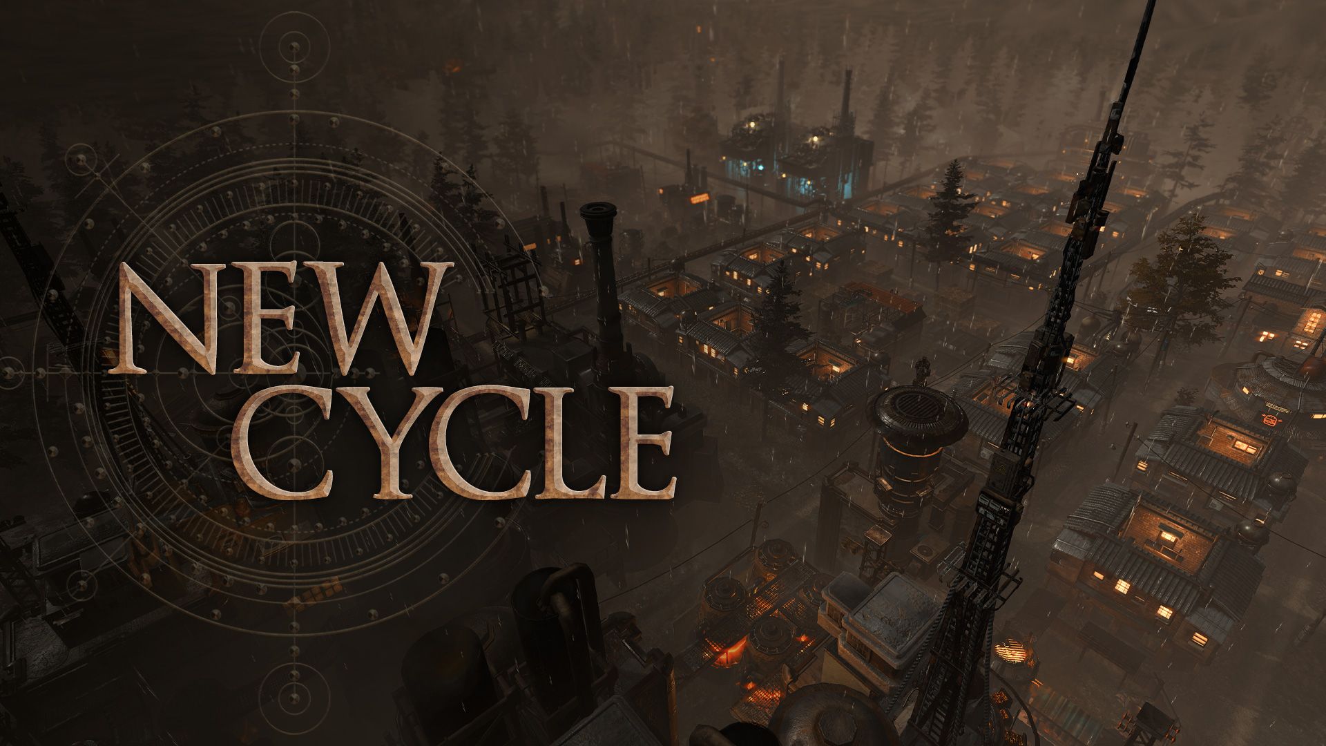 Pogled na dizelpunk city-builder New Cycle